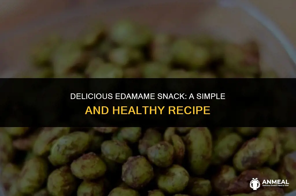 how to make edamame snack