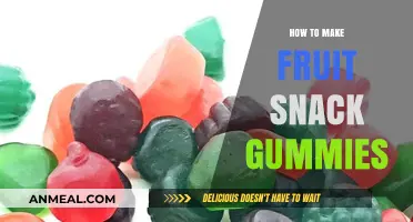 Delicious Homemade Fruit Snack Gummies: A Healthy Treat