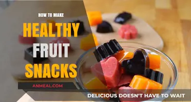 Delicious and Nutritious: Crafting Healthy Fruit Snacks at Home