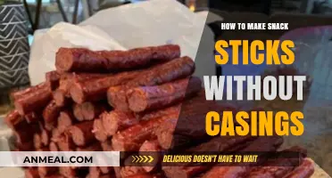 Easy Homemade Snack Sticks: No Casings Required!