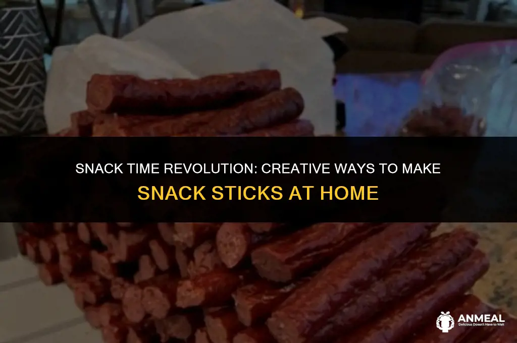 how to make snack sticks