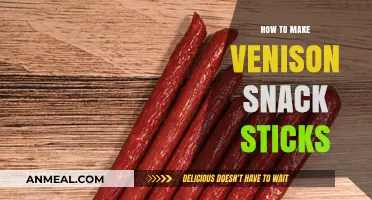 Savory Venison Snack Sticks: A Delectable Homemade Treat