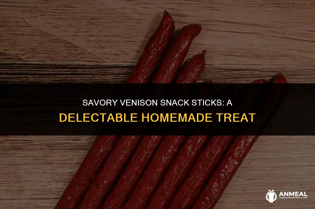 how to make venison snack sticks