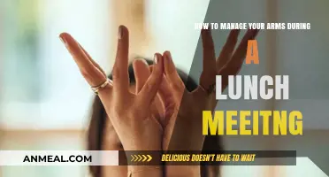 Graceful Arm Management: A Guide for Lunch Meetings