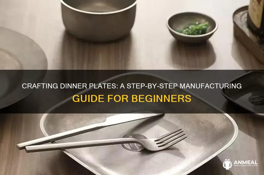 how to manifacture dinner plates