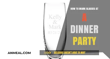 Elegant Glass Marking Ideas for a Seamless Dinner Party Experience