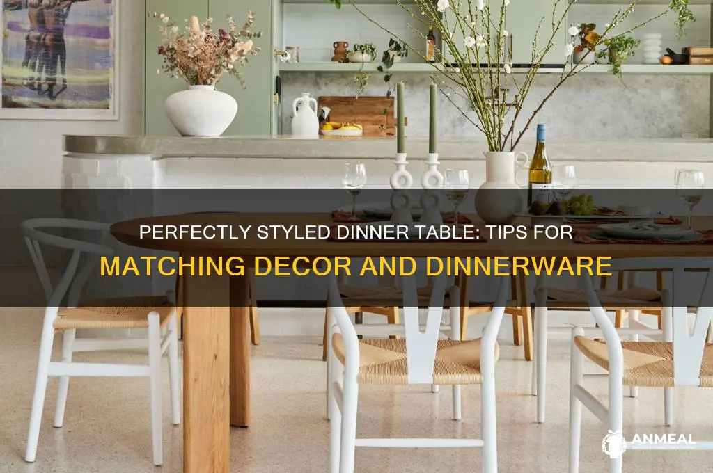 how to match dinner table