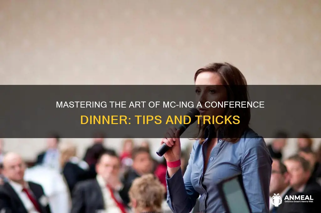 how to mc a conference dinner