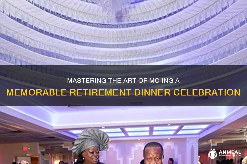 how to mc a retirement dinner