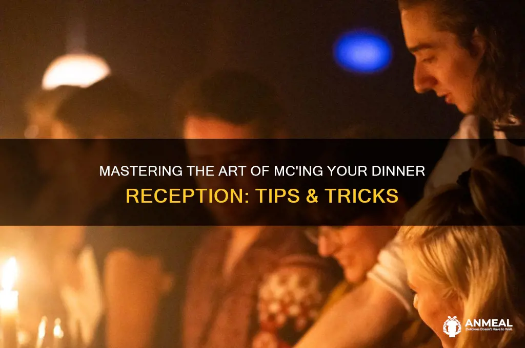 how to mc your own dinner reception