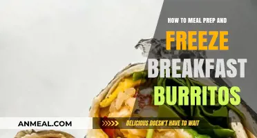 Easy Meal Prep: Freeze and Enjoy Breakfast Burritos Anytime