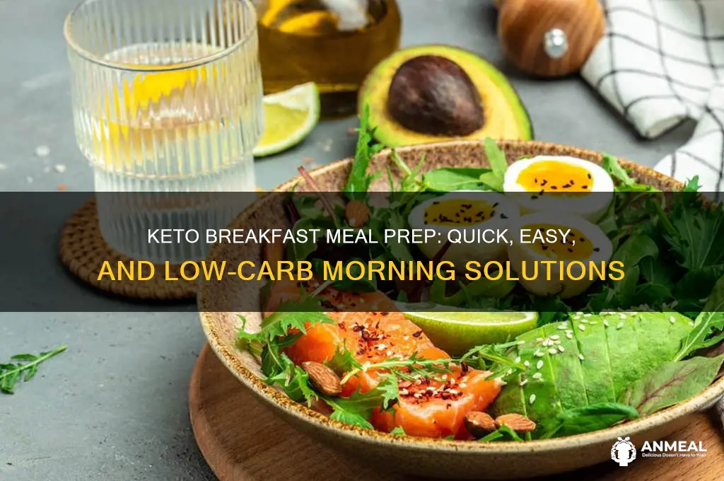 how to meal prep breakfast keto