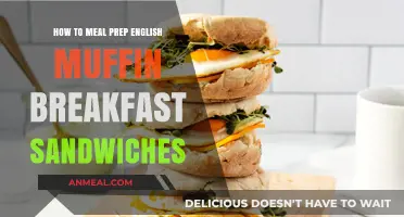 Quick & Easy English Muffin Breakfast Sandwich Meal Prep Guide