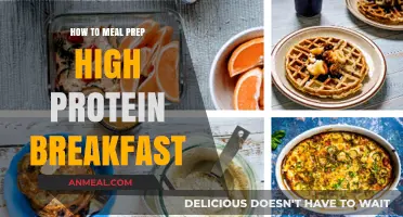 Meal Prep High-Protein Breakfasts: Quick, Easy, and Nutritious Ideas