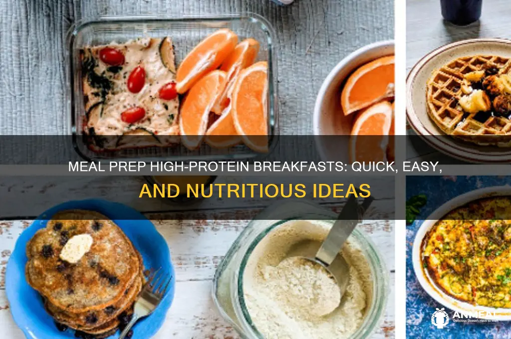 how to meal prep high protein breakfast