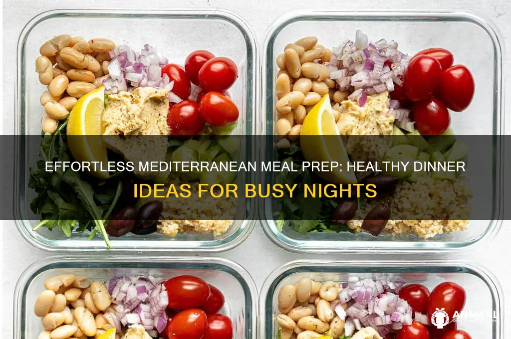 how to meal-prep mediterranean dinner