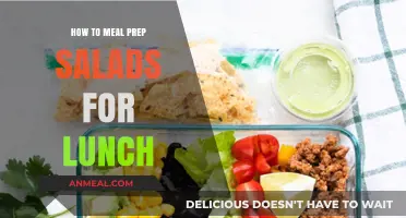 Effortless Lunches: Mastering the Art of Salad Meal Prep