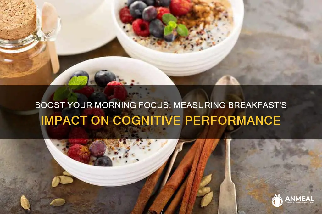 how to measure breakfast and cognitive performances