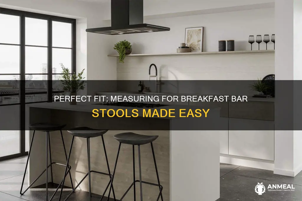 how to measure for breakfast bar stools