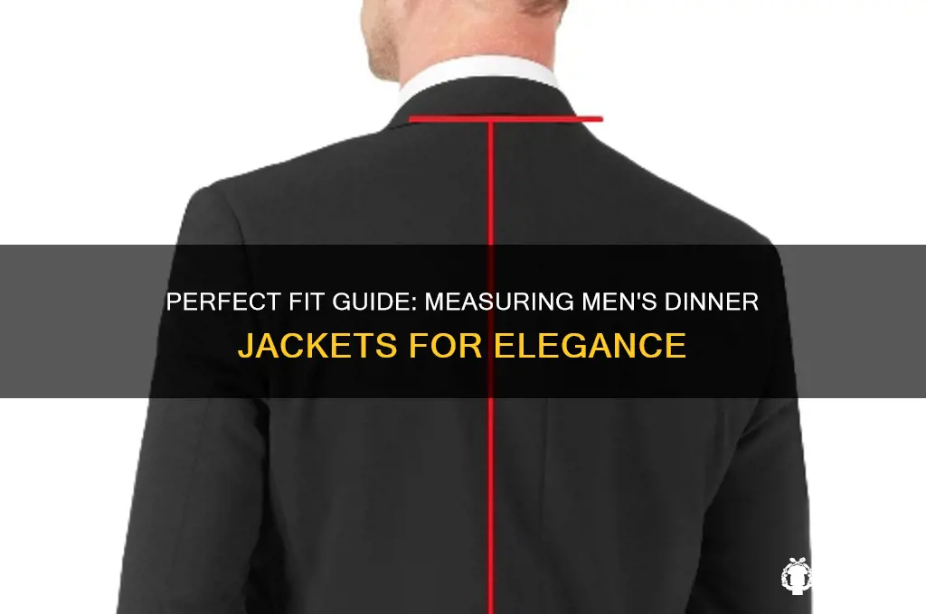 how to measure mens dinner jacket