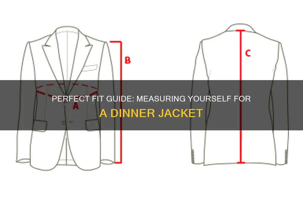 how to measure yourself for a dinner jacket