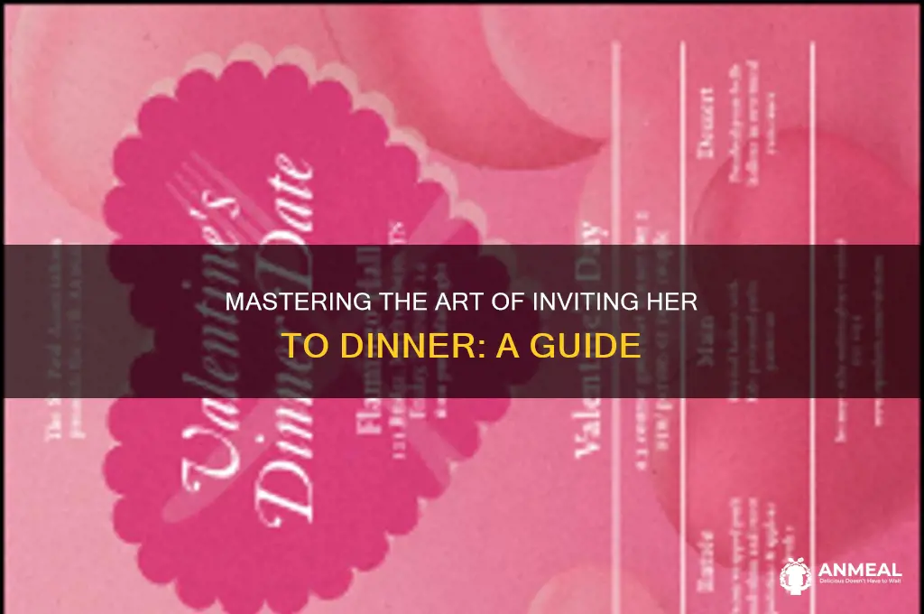 how to message a girl to go for dinner