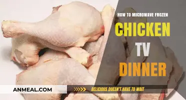 Quickly Reheat Your Frozen Chicken TV Dinner in the Microwave