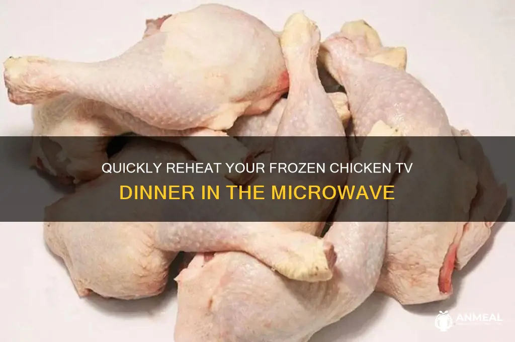 how to microwave frozen chicken tv dinner