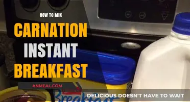 Quick & Easy: Mixing Carnation Instant Breakfast for a Nutritious Boost