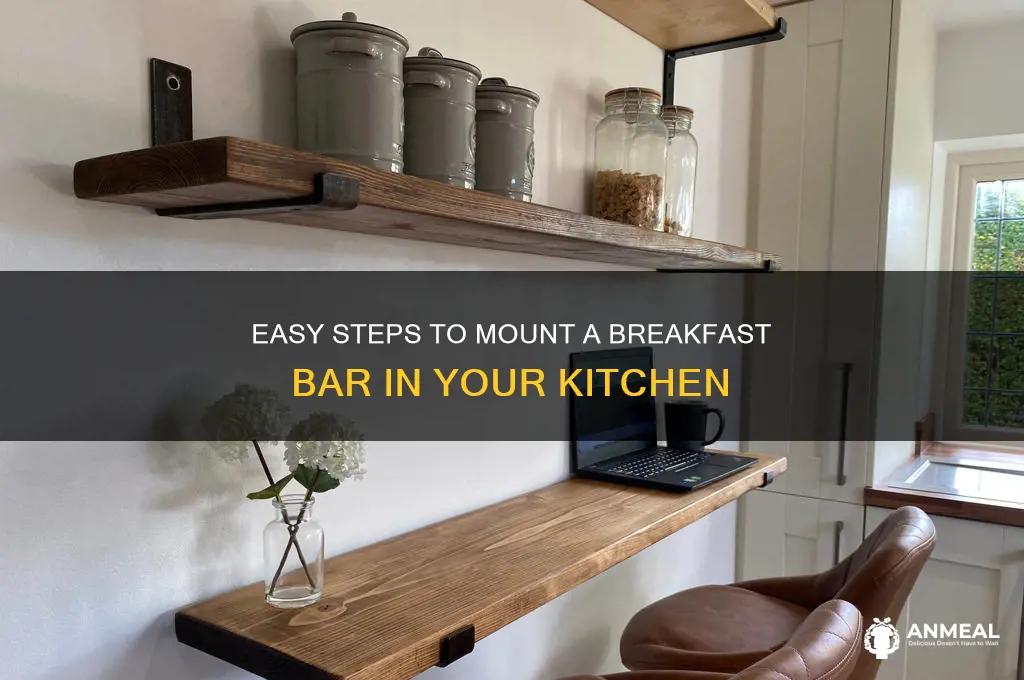 how to mount a breakfast bar