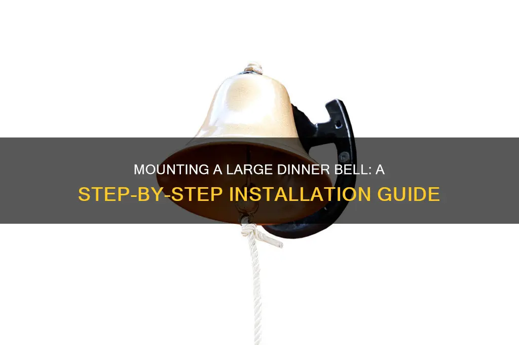 how to mount a large dinner bell