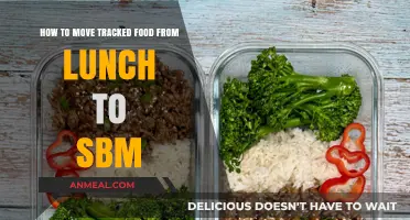 Seamlessly Shift Your Tracked Lunch to SBM: A Step-by-Step Guide