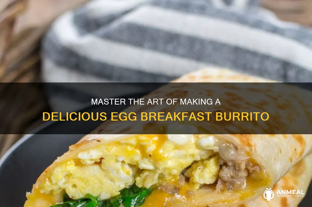 how to mske egg breakfast burrito