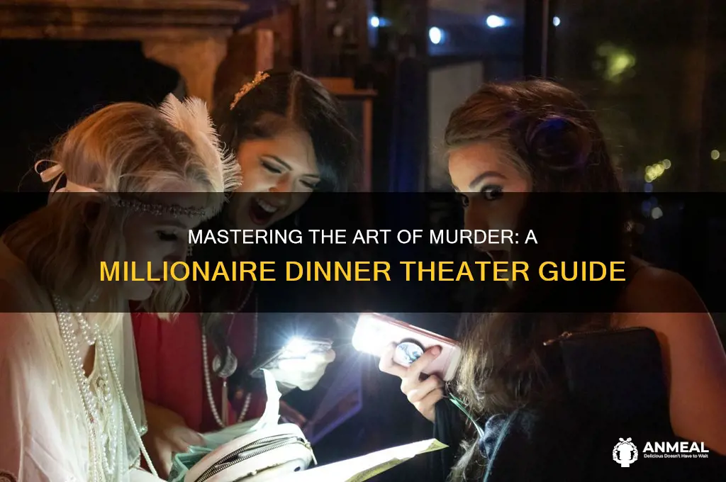 how to murder a millionaire dinner theater