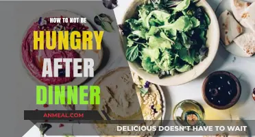 Beat Evening Cravings: Stay Full After Dinner with These Tips