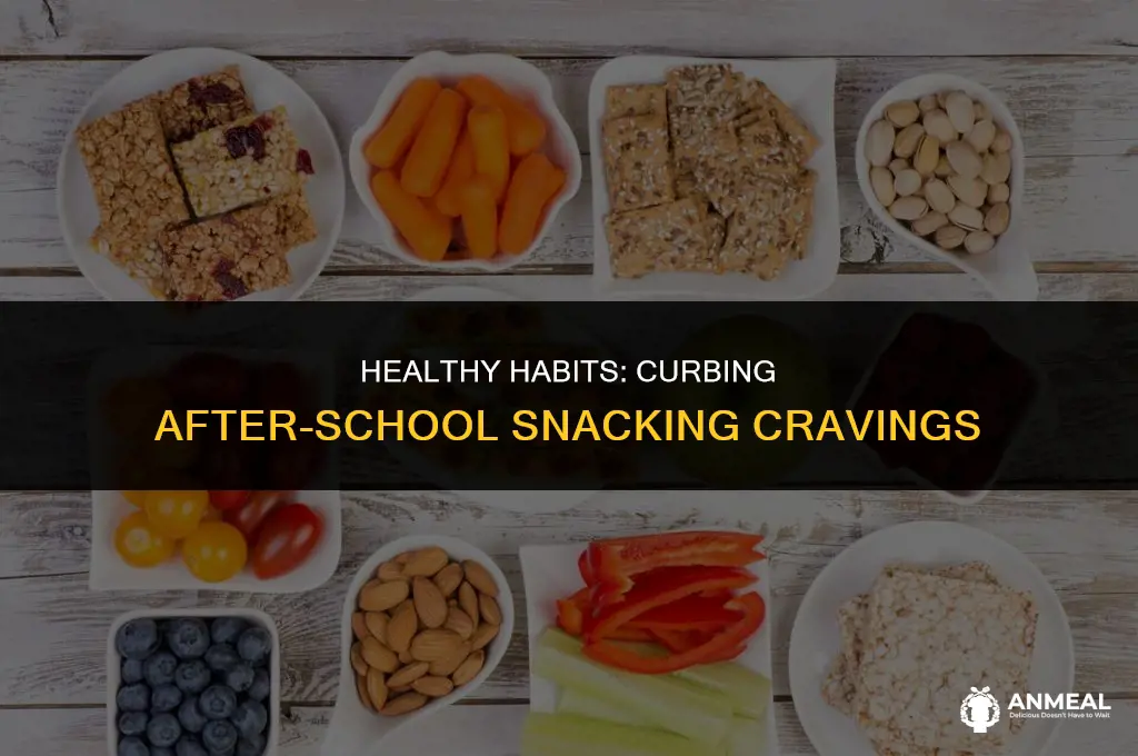 how to not eat so many snacks after school