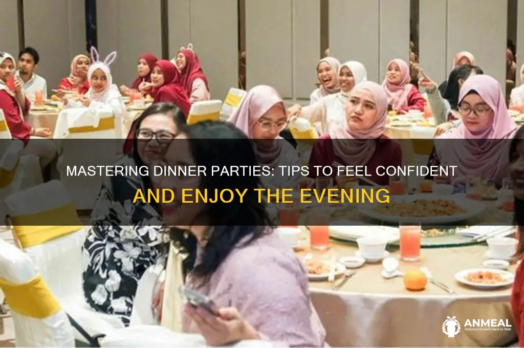 how to not feel bad at dinner parties