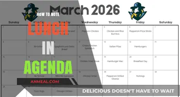 Seamlessly Schedule Your Midday Break: A Guide to Noting Lunch in Your Agenda
