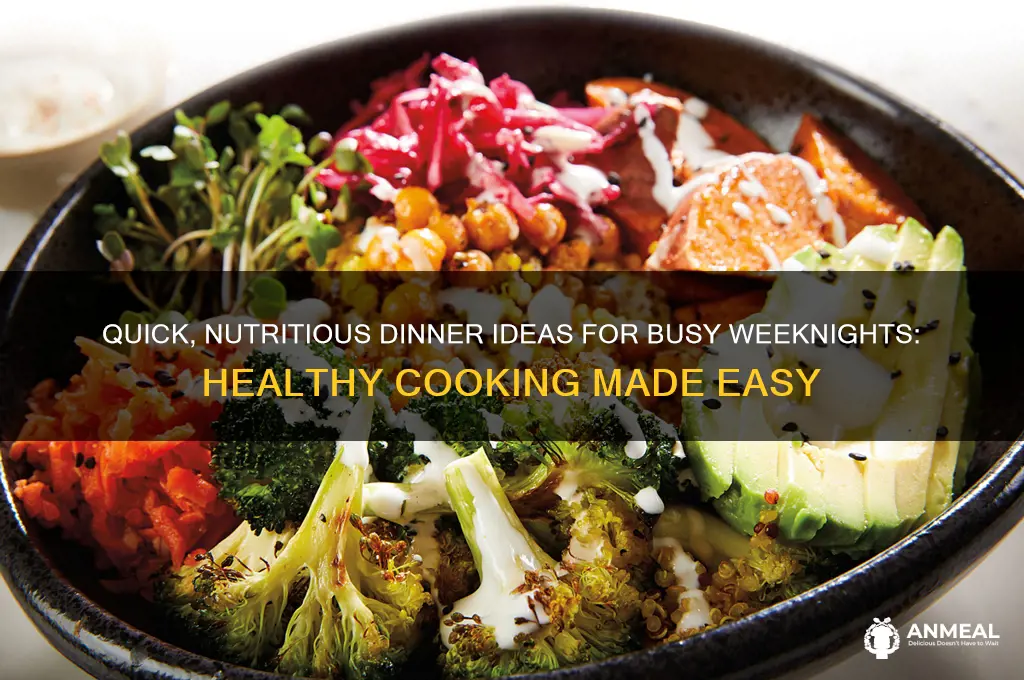 how to on making healthy dinner