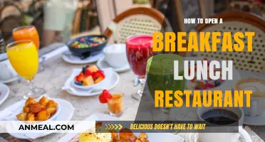 Launching Your Dream: A Guide to Opening a Breakfast-Lunch Restaurant