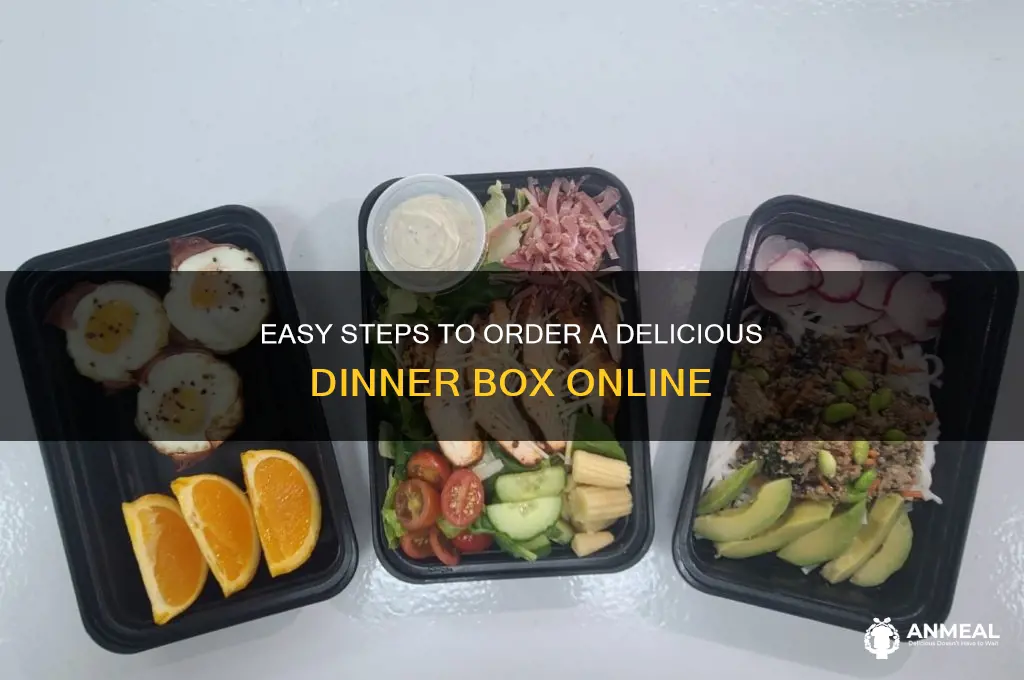 how to order a dinner box