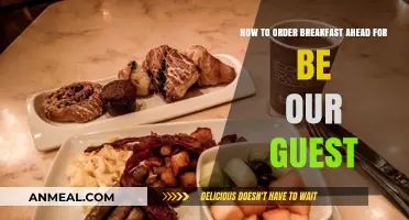 Order Breakfast Ahead at Be Our Guest: A Quick Guide