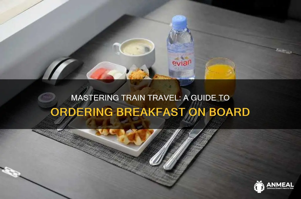 how to order breakfast in train