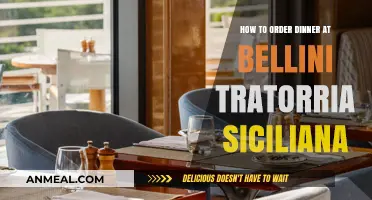 Mastering the Art of Ordering Dinner at Bellini Trattoria Siciliana