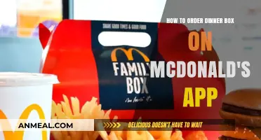 Effortless McDonald's Dinner Box Ordering: A Step-by-Step App Guide