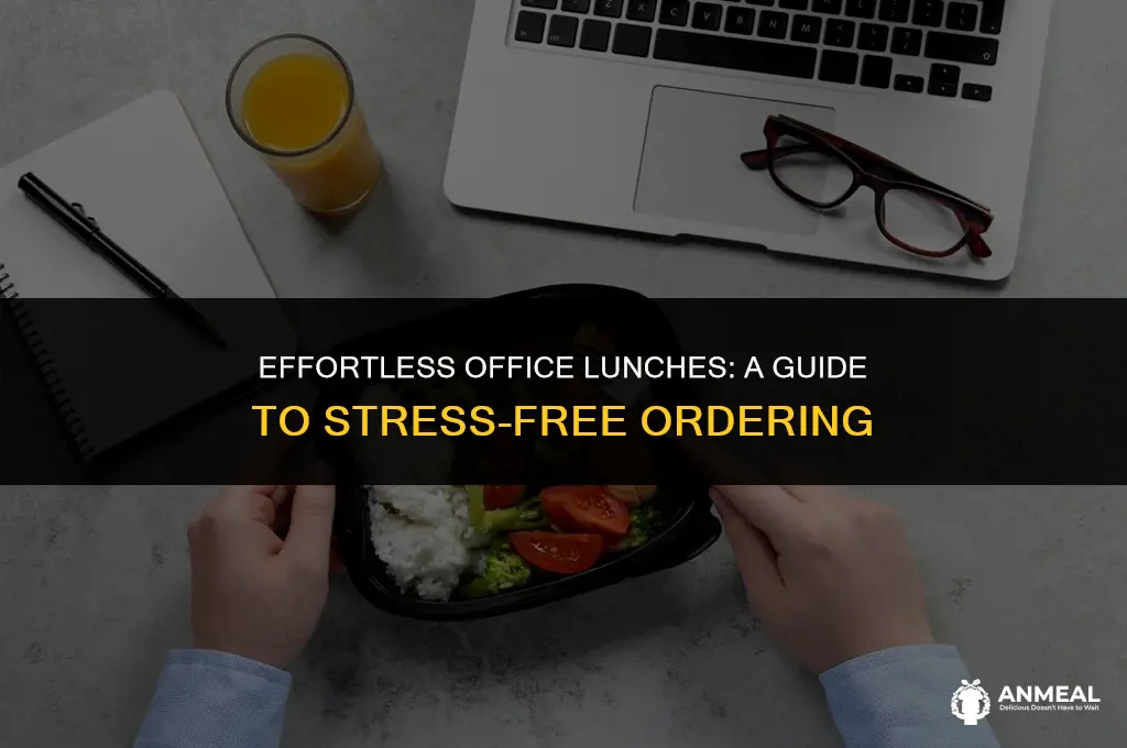 how to order lunch for the office