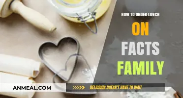 Delicious Decisions: Ordering Lunch for Your Facts Family