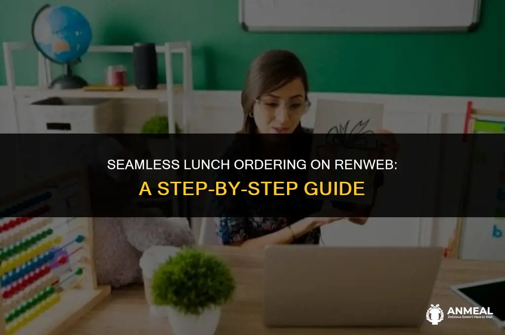 how to order lunch on renweb