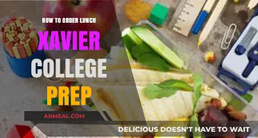 Savoring Success: A Guide to Ordering Lunch at Xavier College Prep