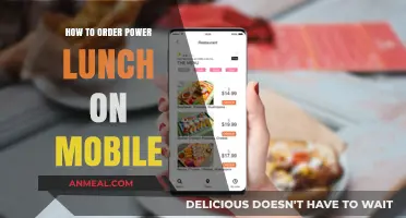 Effortless Power Lunch Ordering: A Mobile Guide